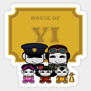 O'BABYBOT: House of Yi Family Sticker